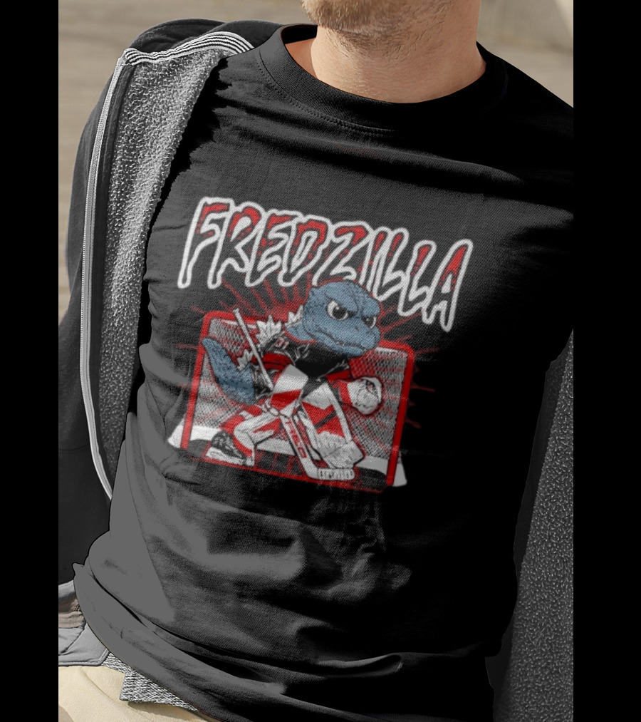 FredZilla Freddie Andersen Carolina Hurricanes Hockey Goalie T-Shirt