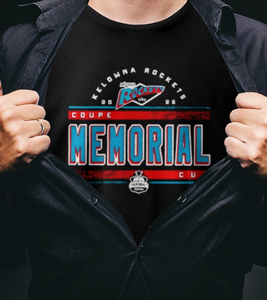 Kelowna Rockets 2026 Coupe Memorial Cup Championship T-Shirt