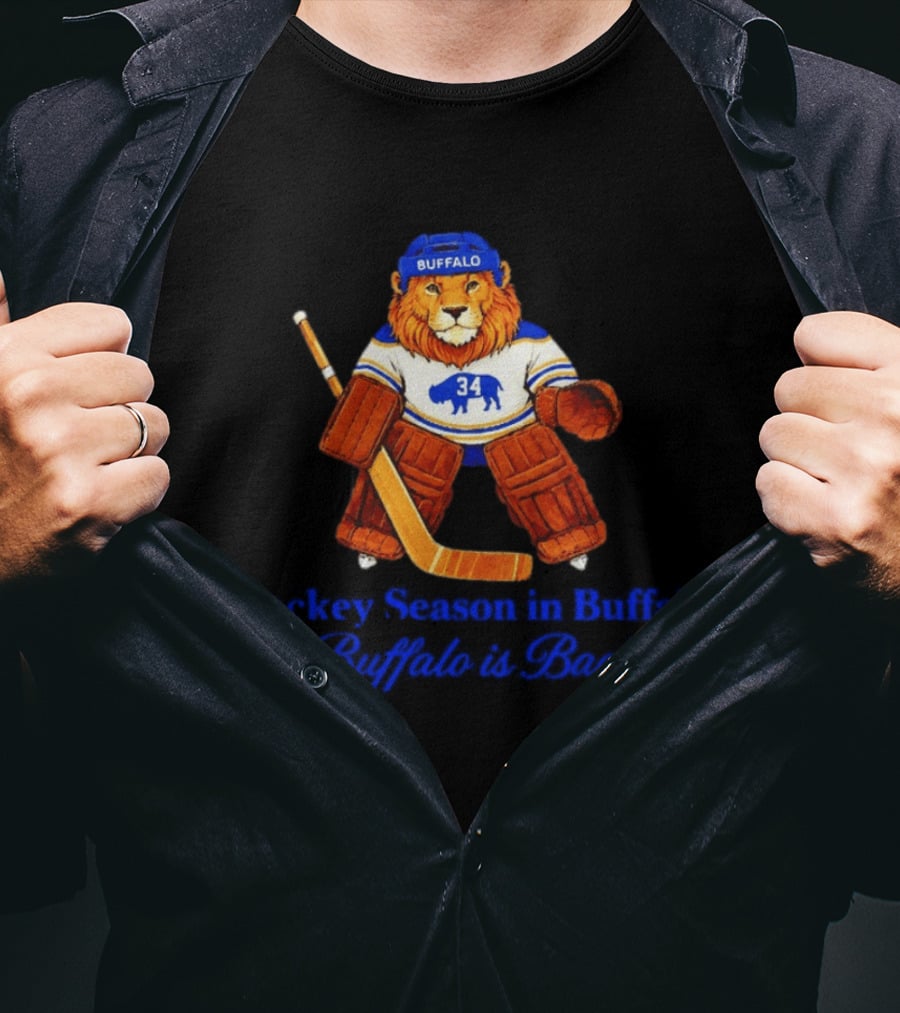 Hockey Season Buffalo Sabres Lion Alex Lyon T-Shirt