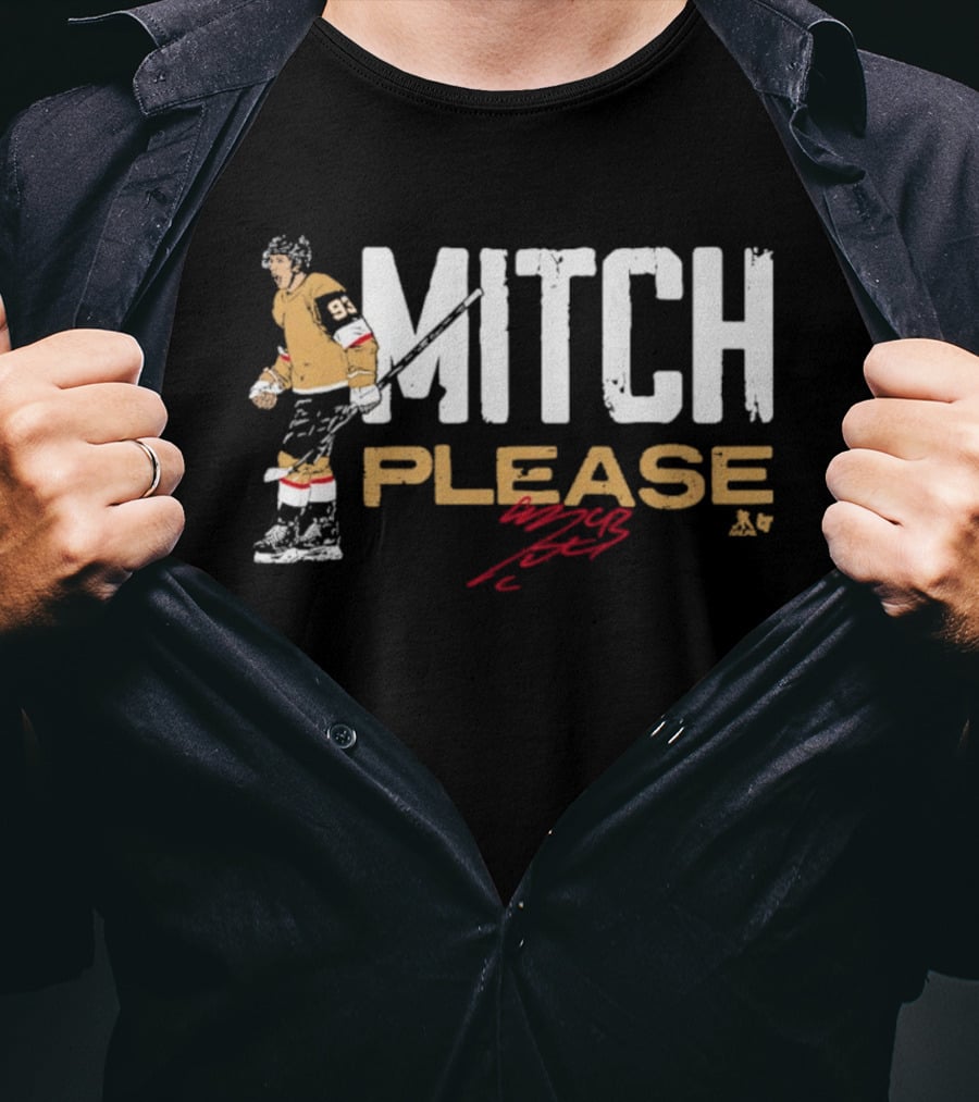 Mitch Please Hockey Graphic With Player T-Shirt