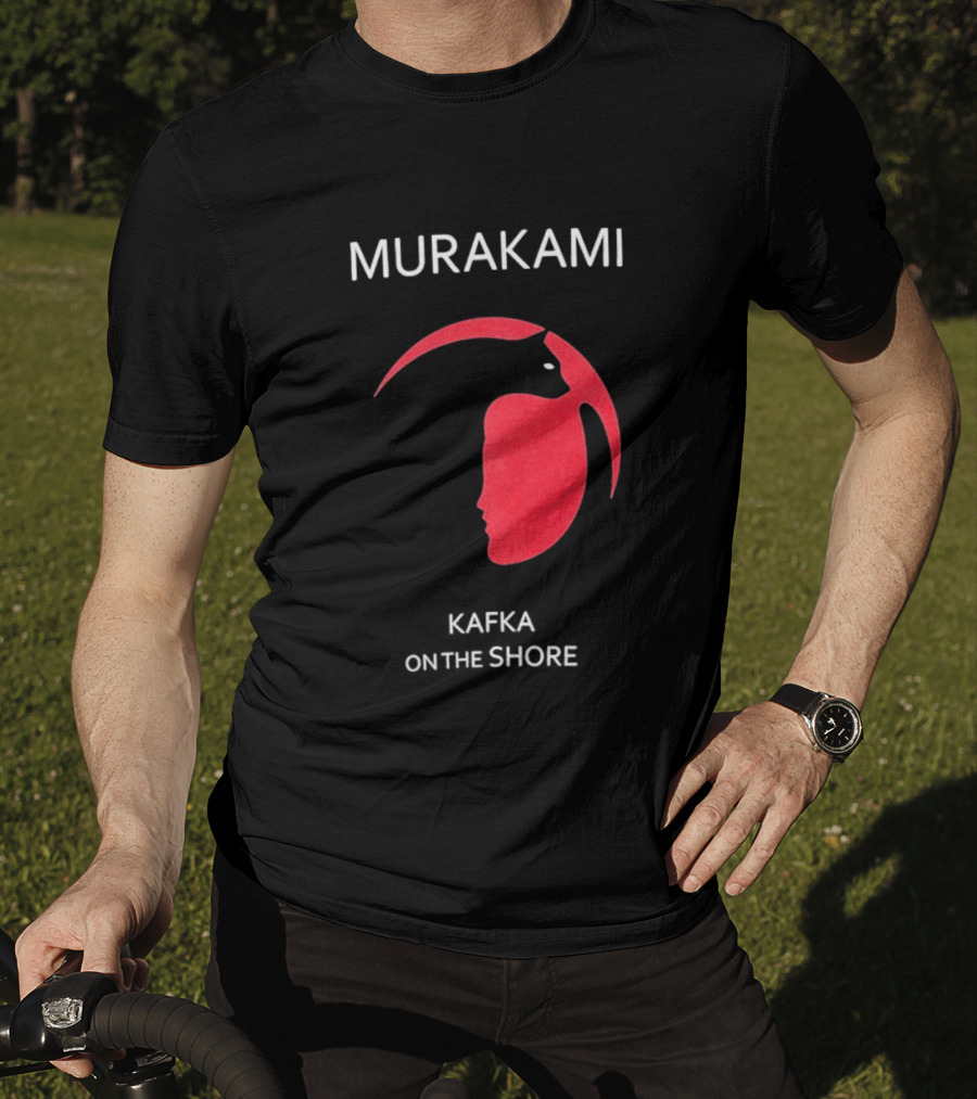 Murakami Kafka On The Shore Red Face T-Shirt