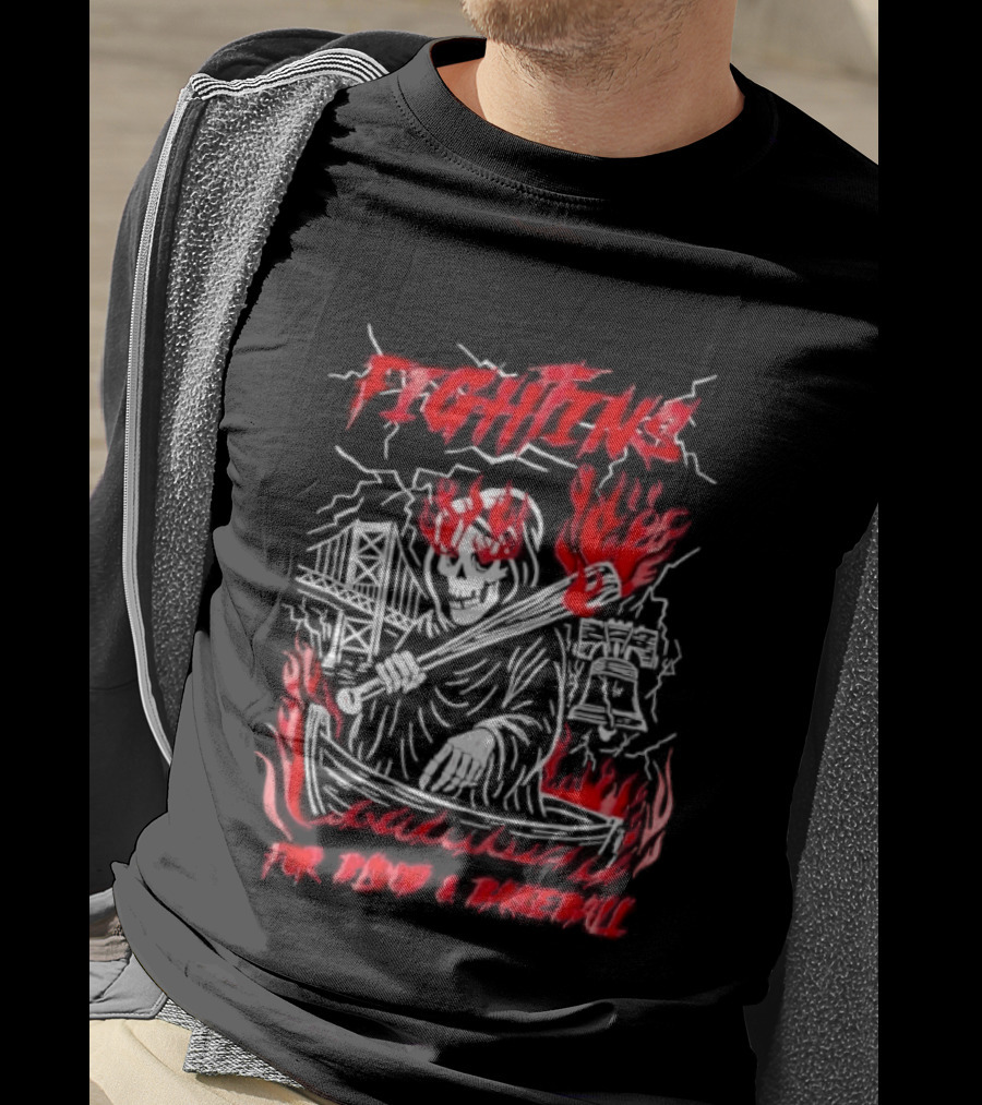 Philadelphia Phillies Fightin' For Blood And Baseball T-Shirt