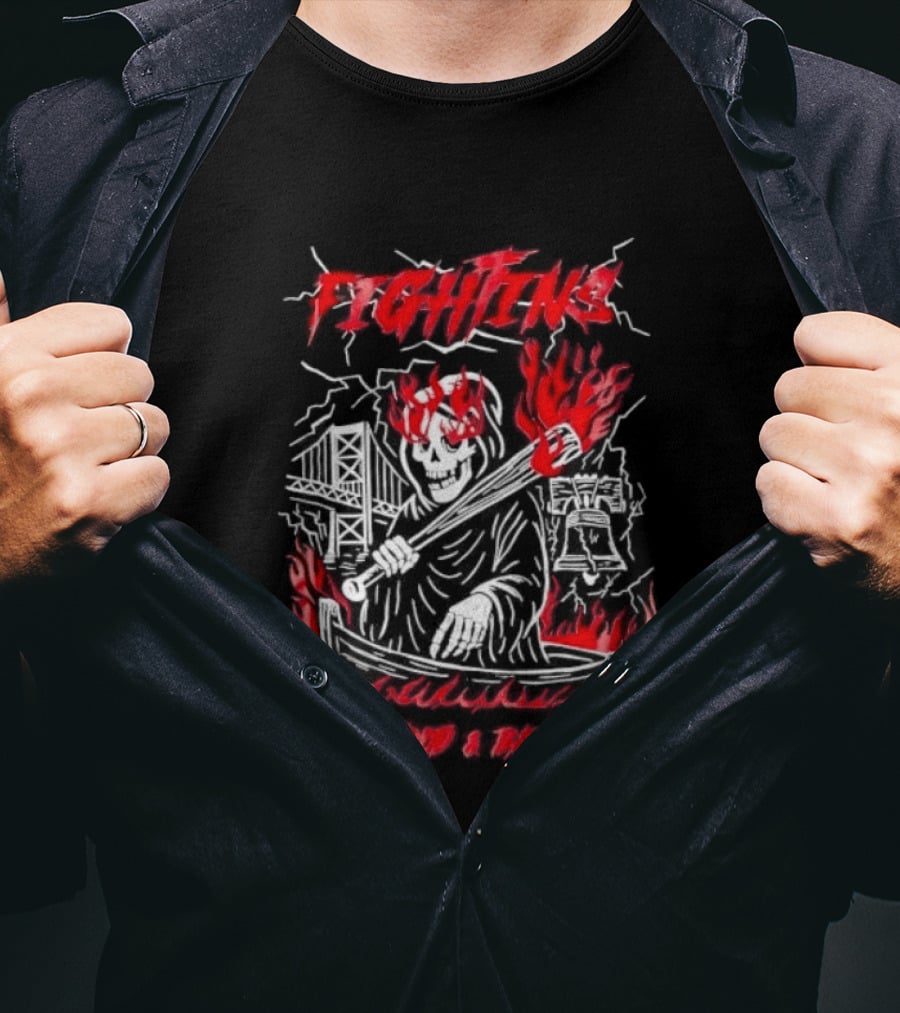 Philadelphia Phillies Fightin' For Blood And Baseball T-Shirt
