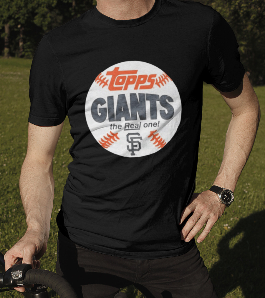 Topps Giants The Real One SF Baseball Collaboration T-Shirt