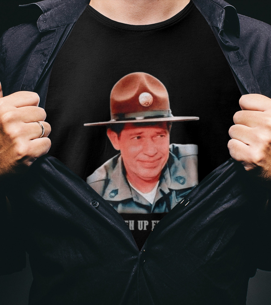 Sgt. Hulka Lighten Up Francis Meme T-Shirt