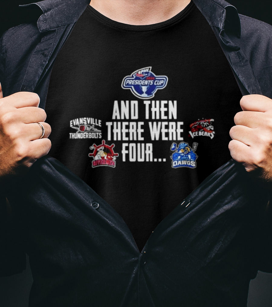 2026 SPHL President's Cup Birmingham Bulls Quad City Storm Peoria Rivermen Huntsville Havoc T-Shirt