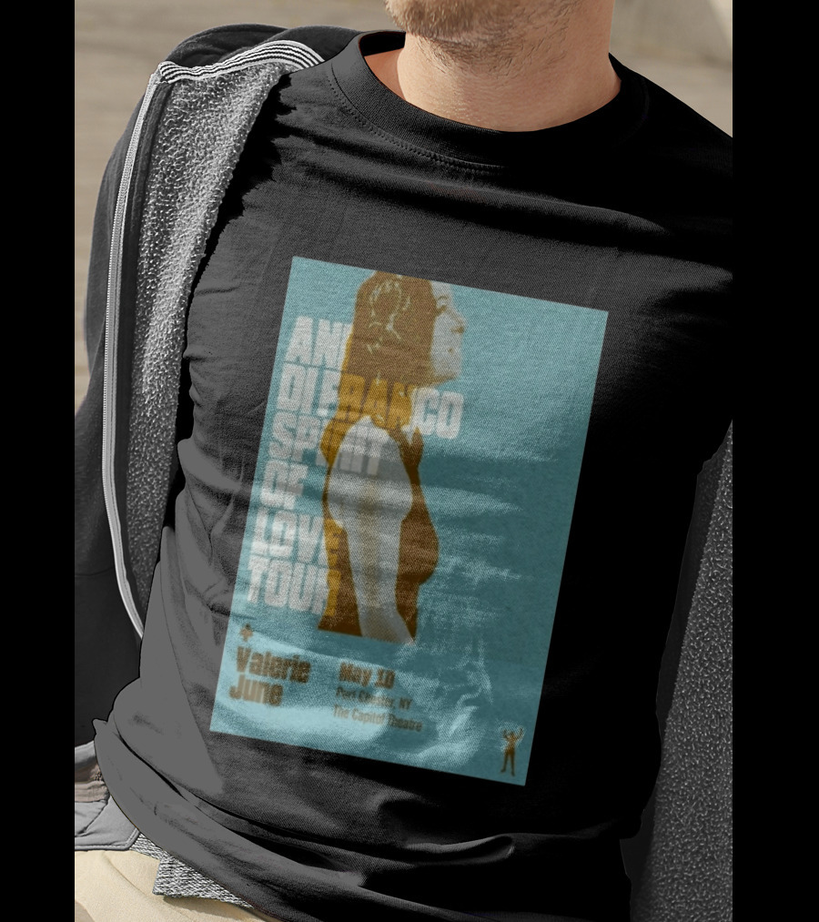 Ani DiFranco Spirit Of Love Tour May 10 Port Chester NY The Capitol Theatre Valerie June T-Shirt