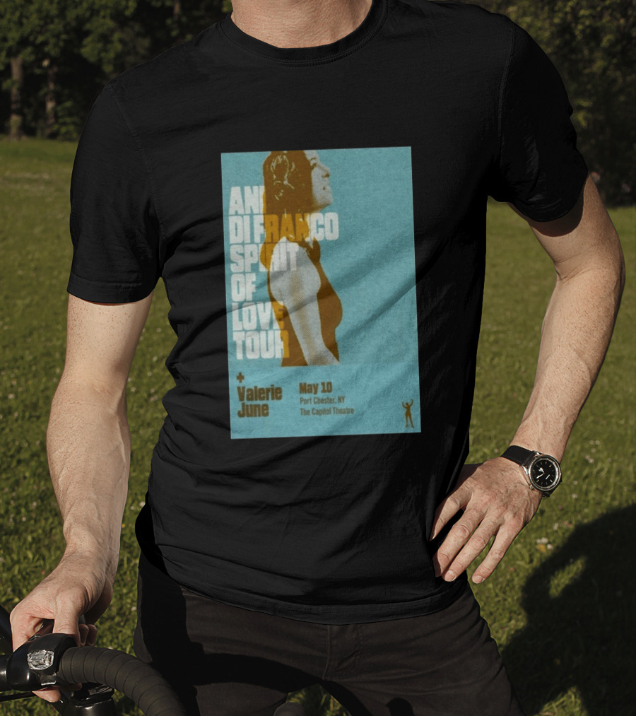 Ani DiFranco Spirit Of Love Tour May 10 Port Chester NY The Capitol Theatre Valerie June T-Shirt