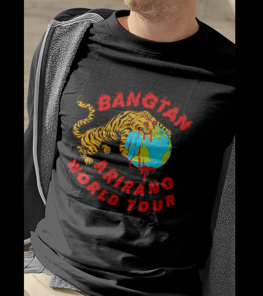 Bangtan Arirang World Tour Tiger Earth T-Shirt