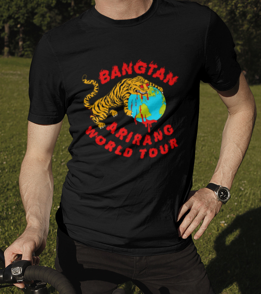 Bangtan Arirang World Tour Tiger Earth T-Shirt