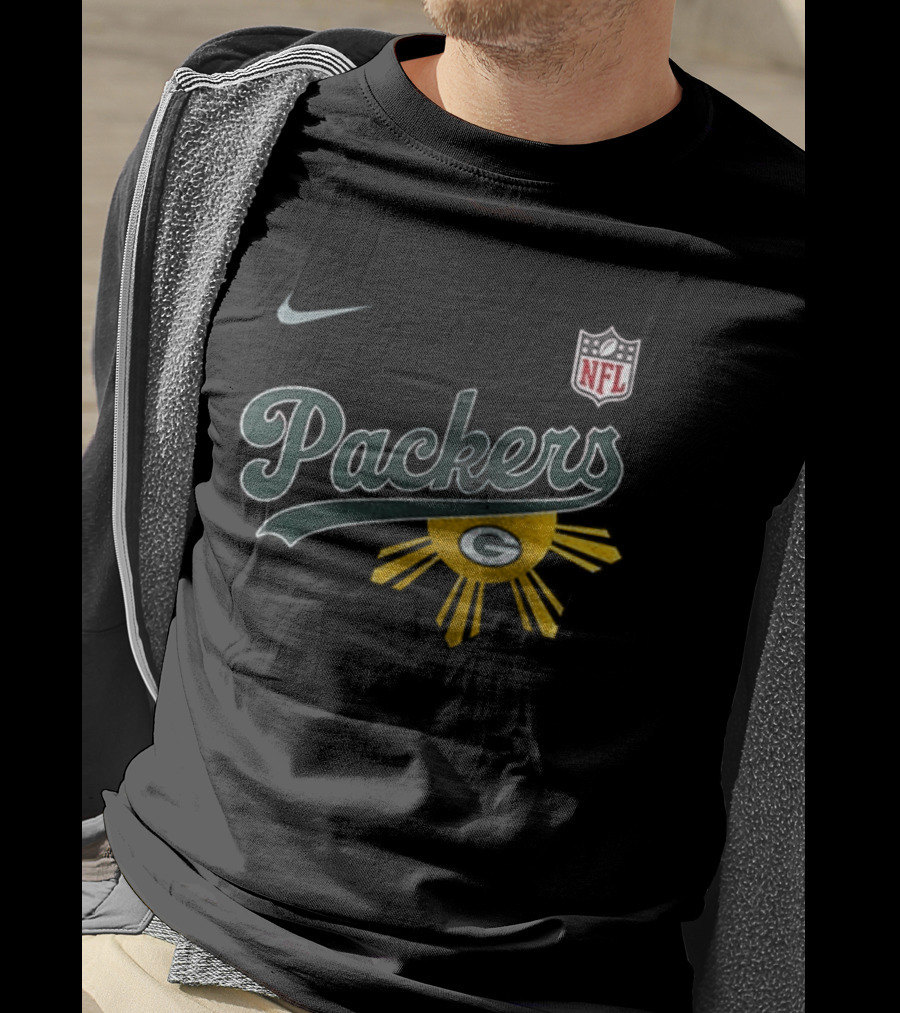 Nike NFL Green Bay Packers Filipino Sun Heritage T-Shirt