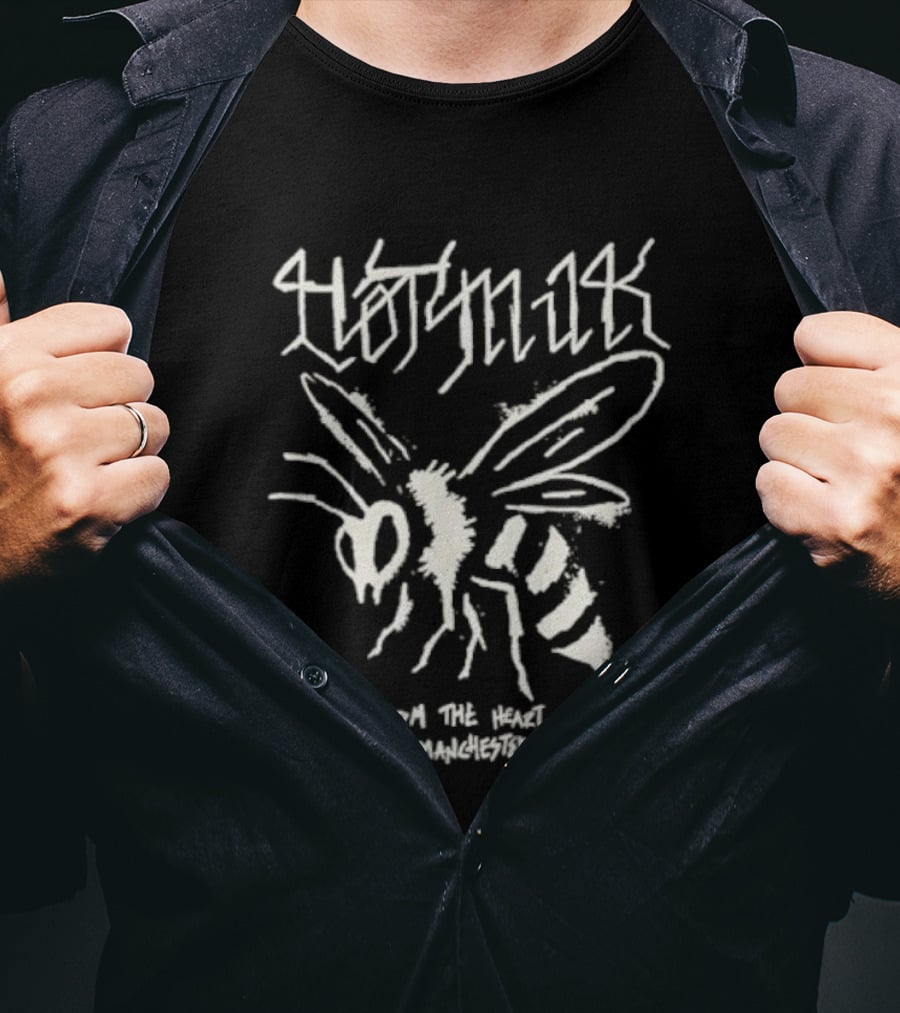Hot Milk Japan Tour 2026 Gothic Bee From The Home Of Manchester T-Shirt