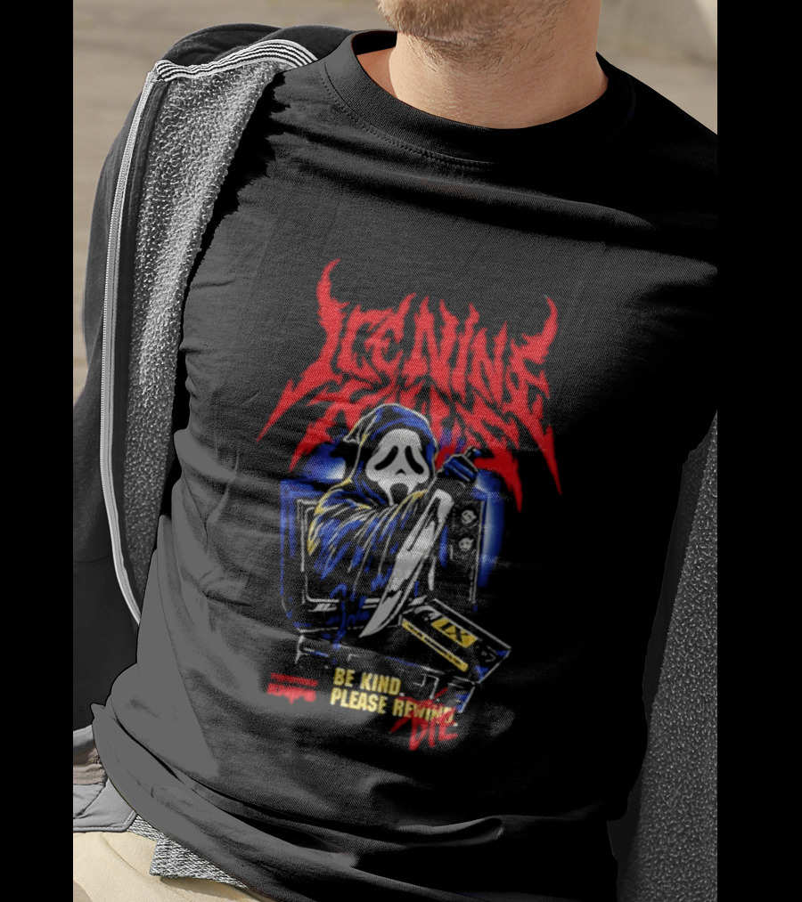 Ice Nine Kills Ghostface Be Kind Please Rewind Stalk Buster Night Mare On The Ninth T-Shirt