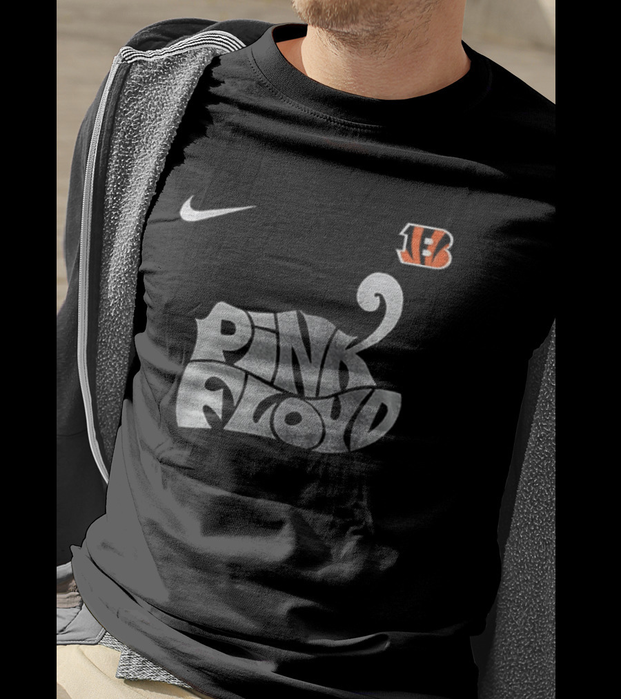 Nike Pink Floyd Cincinnati Bengals JB T-Shirt