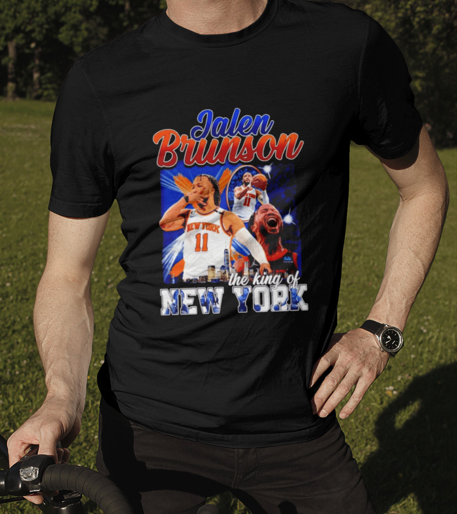 Jalen Brunson The King Of New York New York Knicks Basketball T-Shirt