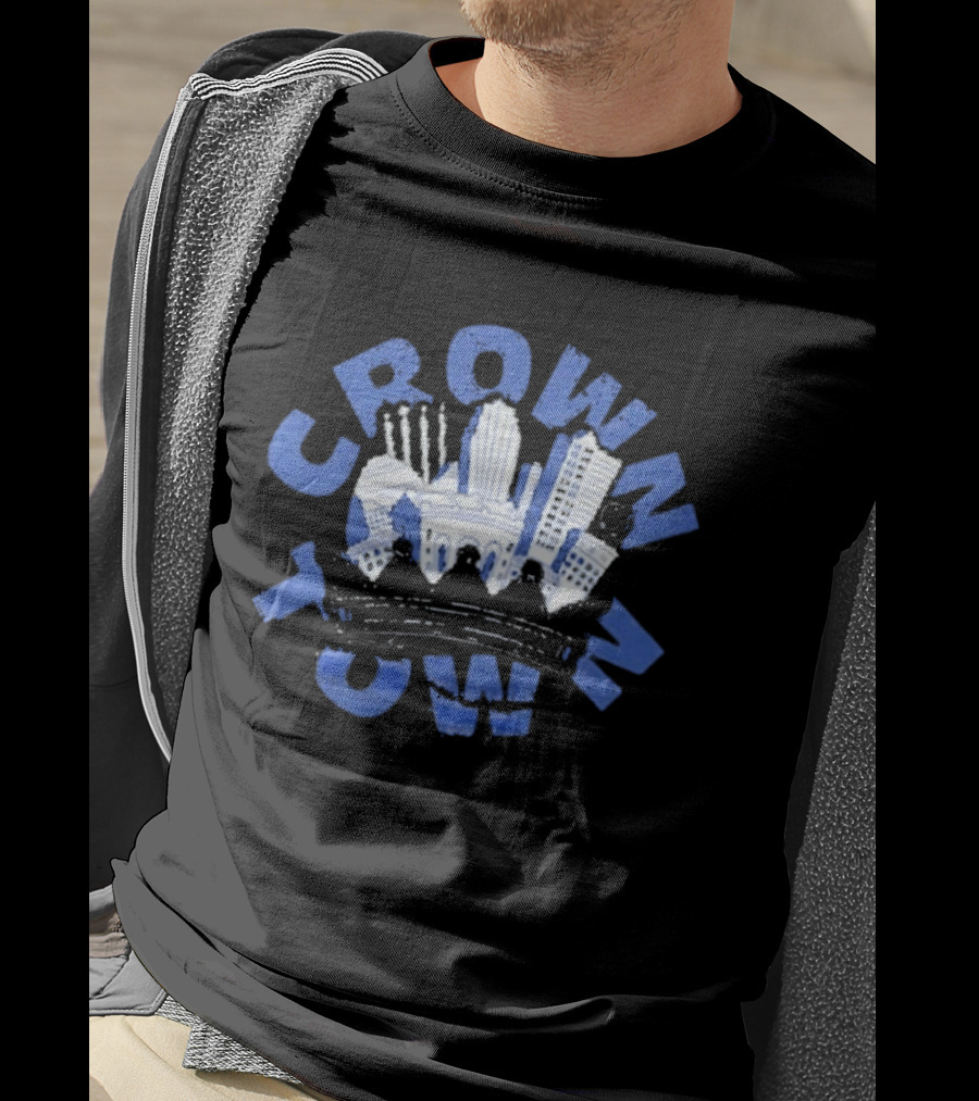 Crown Town Cityscape Skyline Buildings T-Shirt