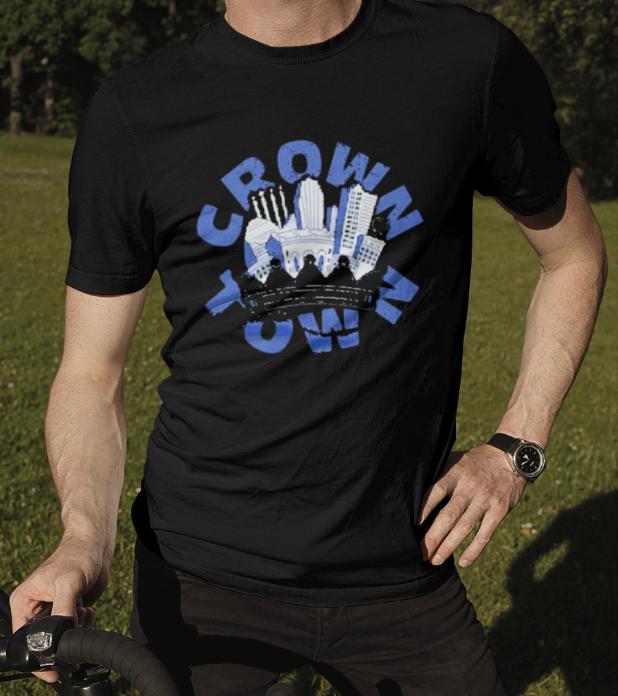 Crown Town Cityscape Skyline Buildings T-Shirt