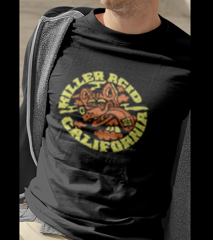 Killer Acid California Dog Daze Trippy Psychedelic T-Shirt