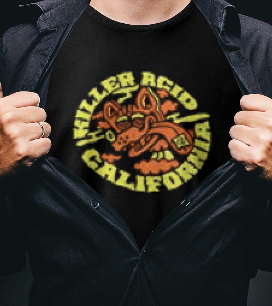 Killer Acid California Dog Daze Trippy Psychedelic T-Shirt
