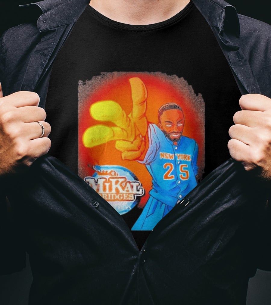New York 25 Mikal Bridges No Longer Ghost Files T-Shirt