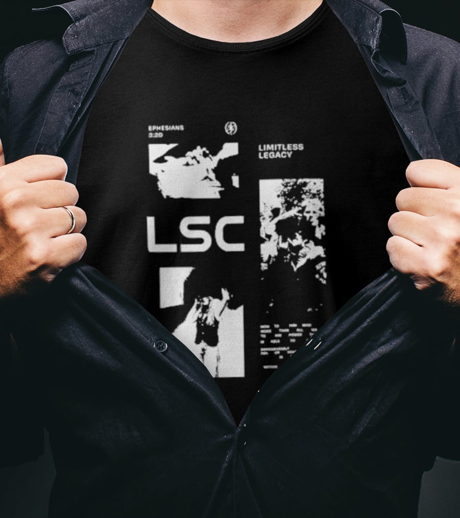 Legacy Church LSC Limitless Legacy Map Motif T-Shirt