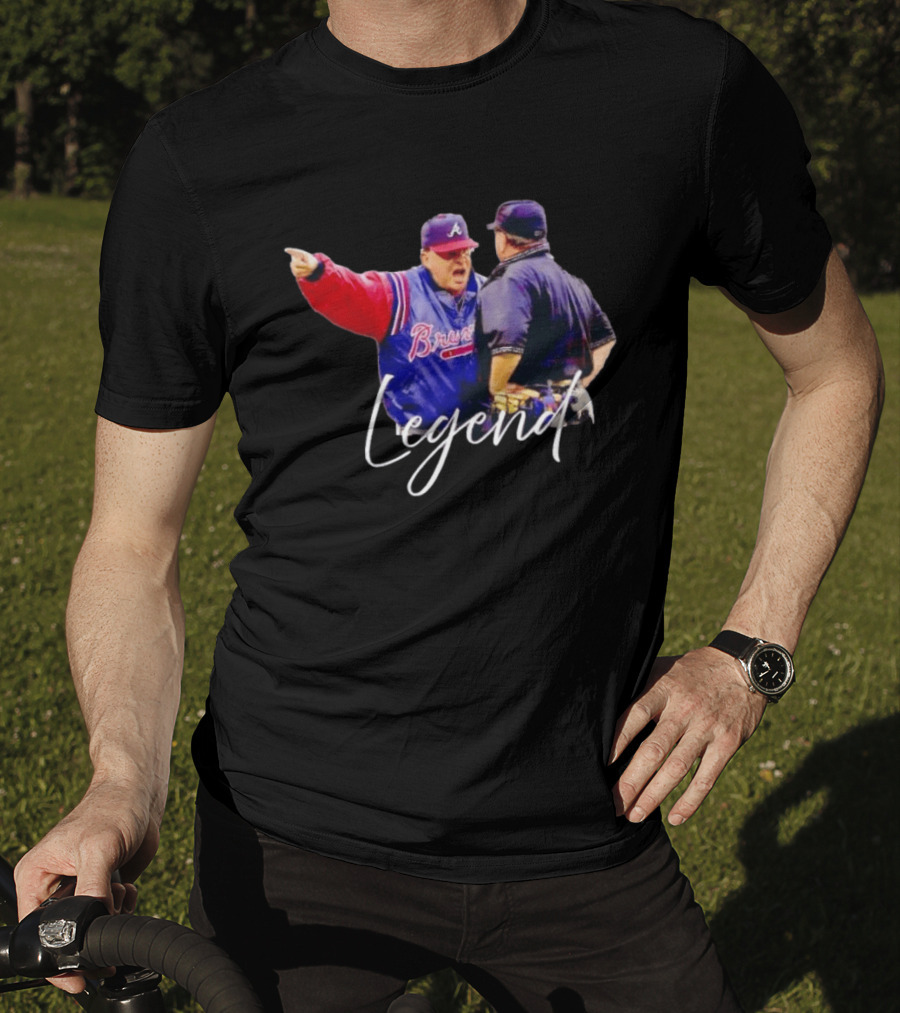 Legend Braves Bobby Cox Heated Argument With Referee T-Shirt