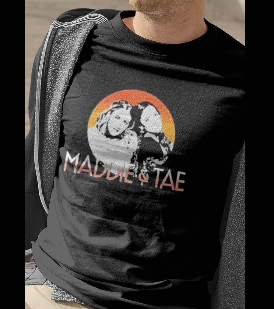 Maddie & Tae Country Music Duo Orange Arch T-Shirt