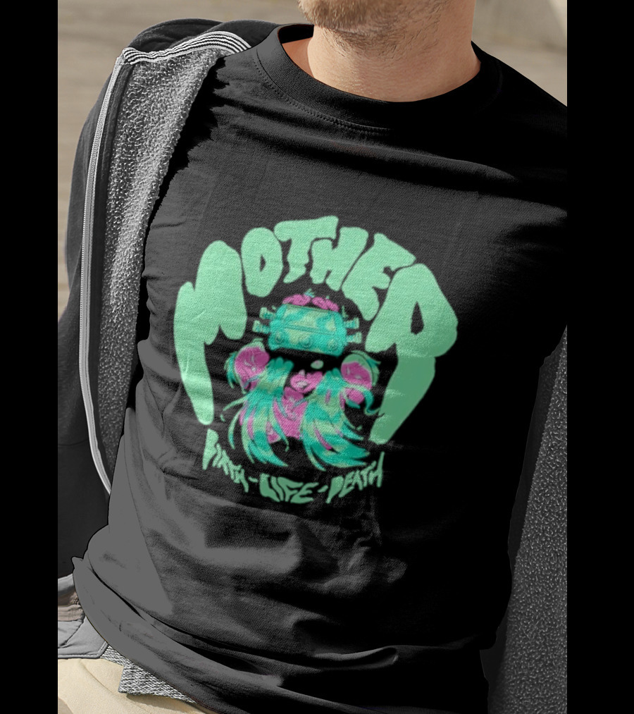 Mother Birth Life Death Neon Psychedelic T-Shirt