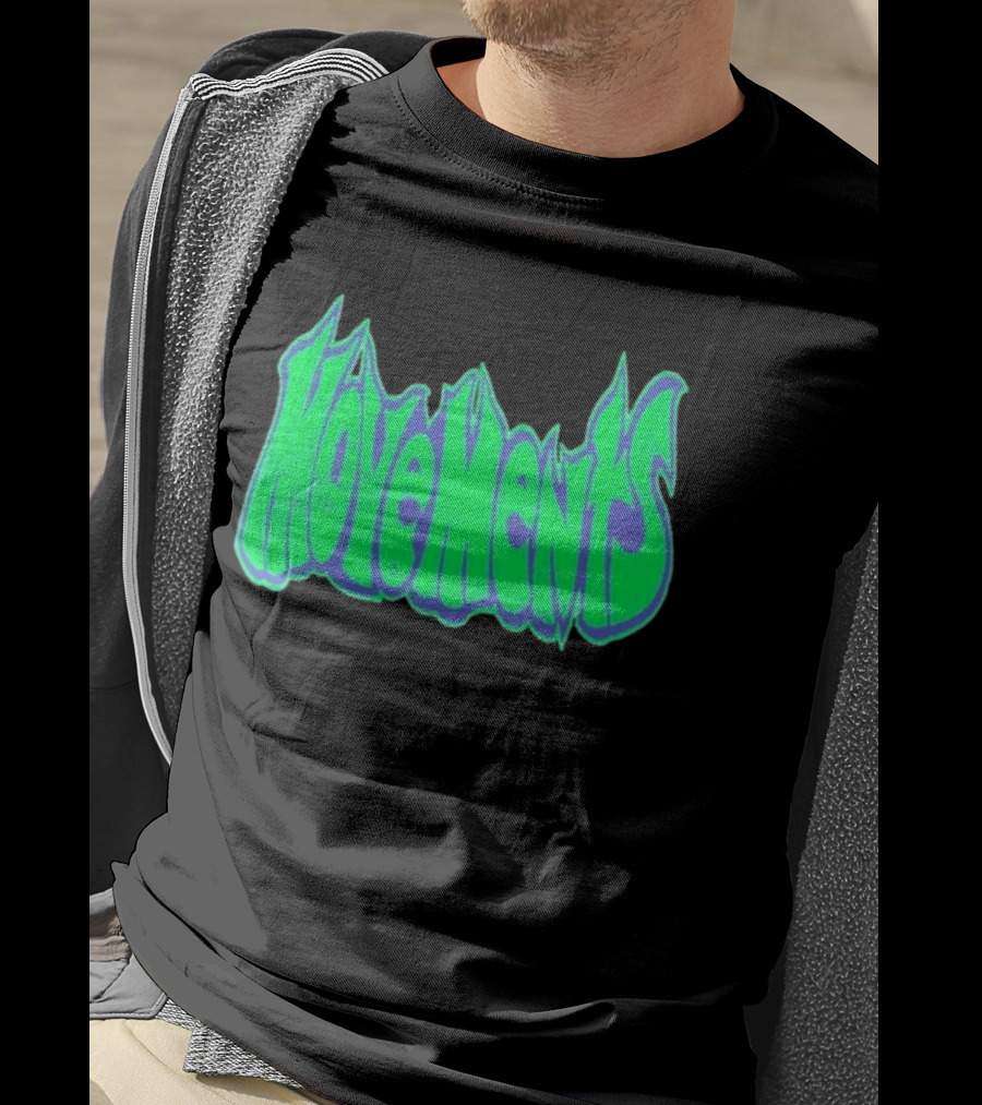Movements Back In My Ways Neon Vaporwave Style Font T-Shirt