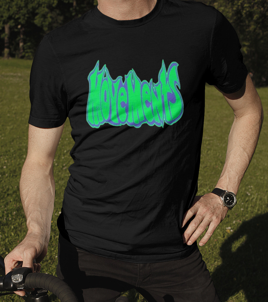 Movements Back In My Ways Neon Vaporwave Style Font T-Shirt
