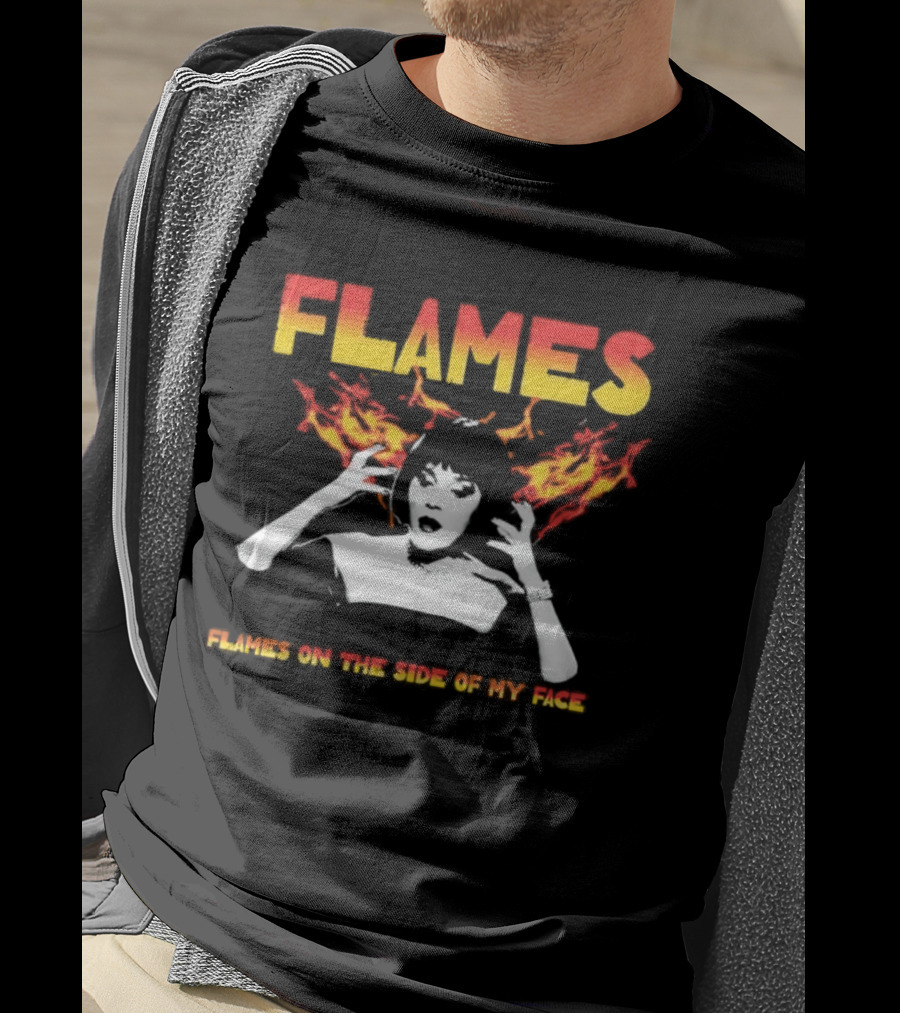 Mrs. White Flames On The Side Of My Face Clue Movie T-Shirt