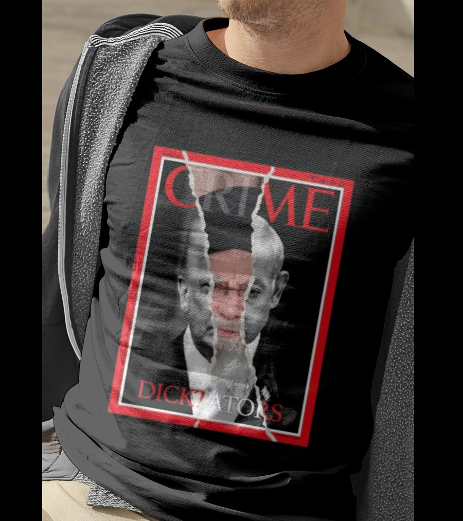 March 2024 Crime Magazine Cover Khamenei And Trump Dictators T-Shirt