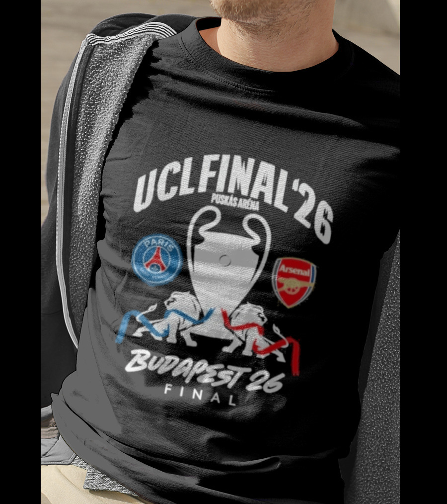 UCL Final 2026 Paris Saint Germain Vs Arsenal Budapest T-Shirt