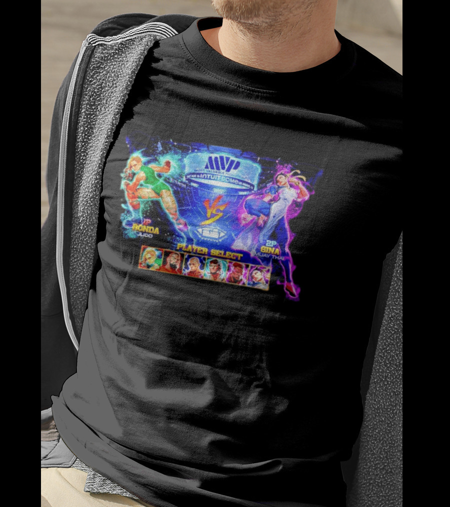 MVP Intuit Dome Ronda Judo Vs Gina Muay Thai Player Select T-Shirt