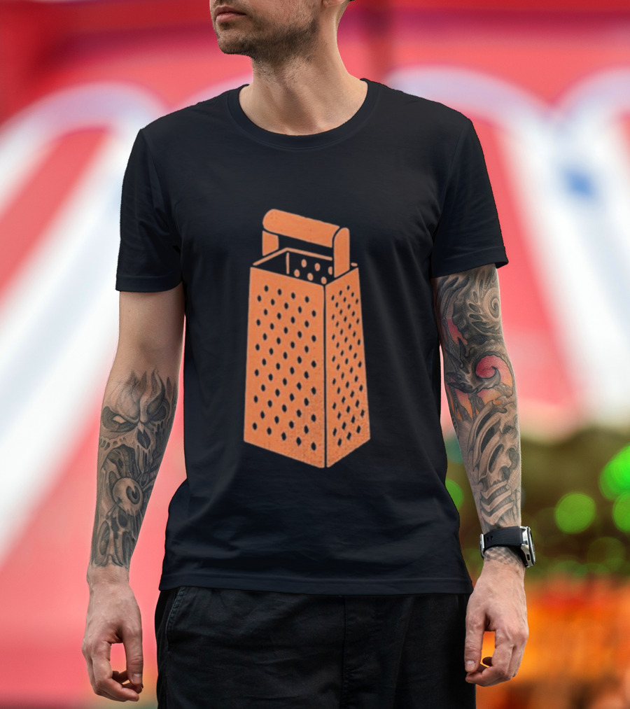 Shredded Cheese Grater Kitchen Tool Humor T-Shirt