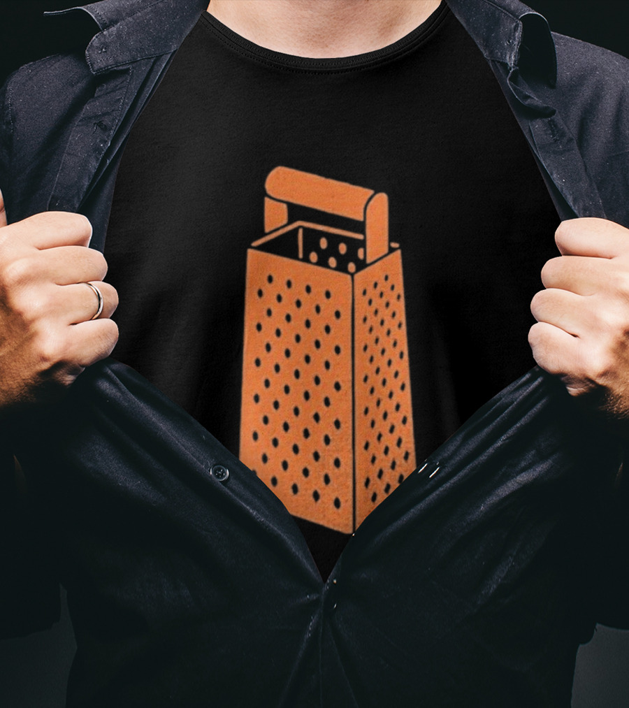 Shredded Cheese Grater Kitchen Tool Humor T-Shirt