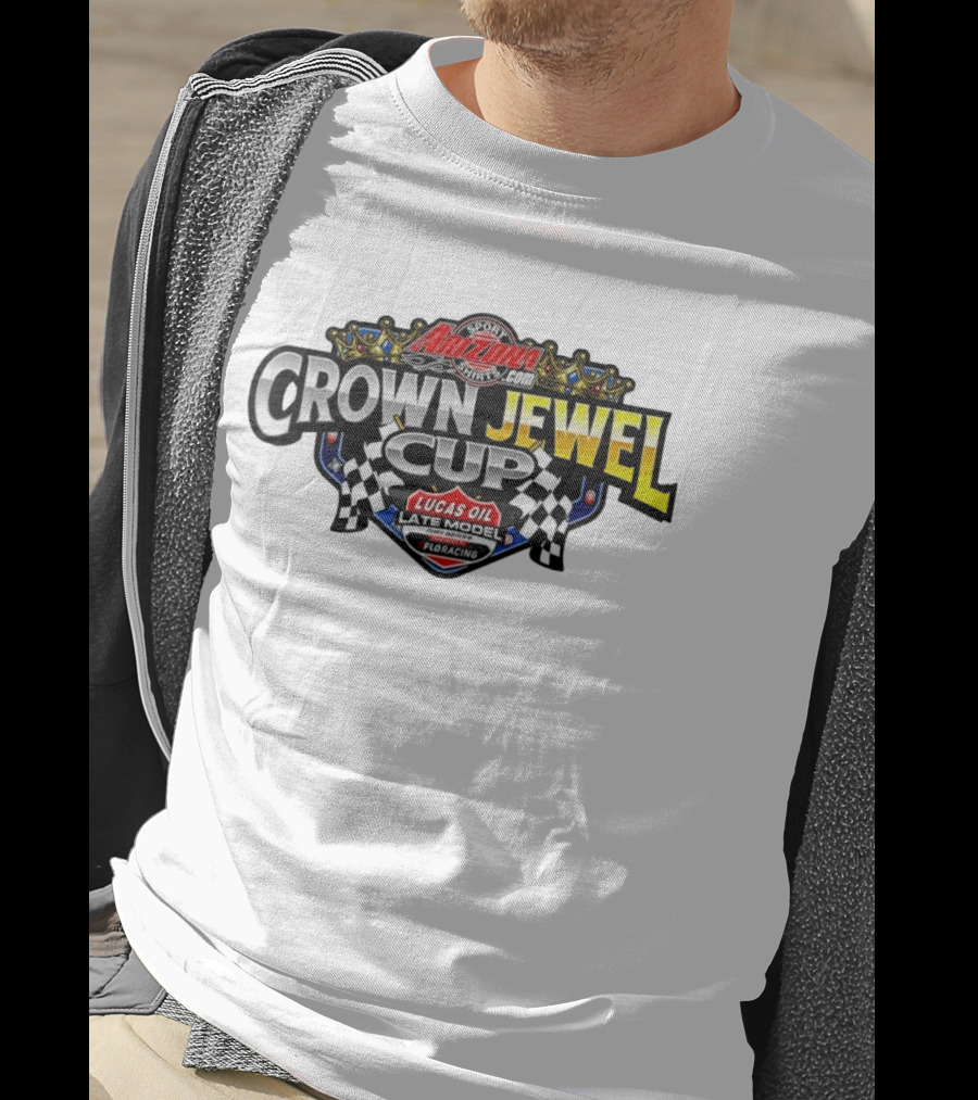 Arizona Sport Crown Jewel Cup Lucas Oil Late Model Dirt Series Floracing T-Shirt