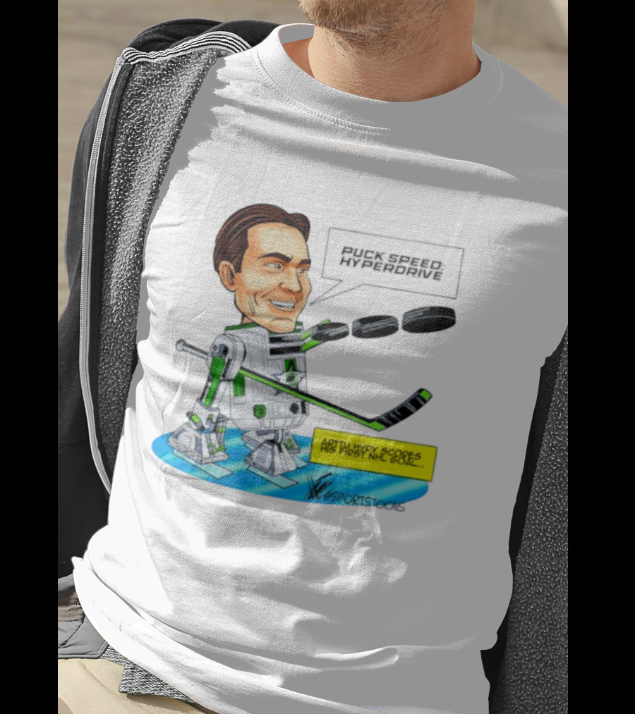 Arttu Hyry Puck Speed R2 D2 Dallas Stars First NHL Goal T-Shirt