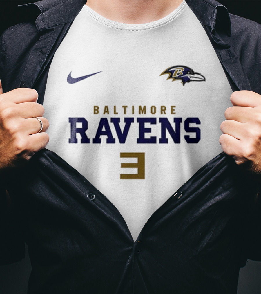 Baltimore Ravens Eminem Slim Shady Nike Collaboration T-Shirt
