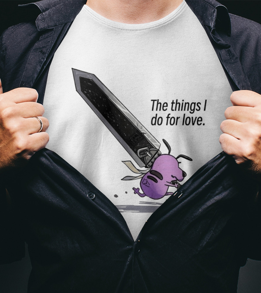 Courage The Cowardly Dog The Things I Do For Love Giant Sword Adventure T-Shirt