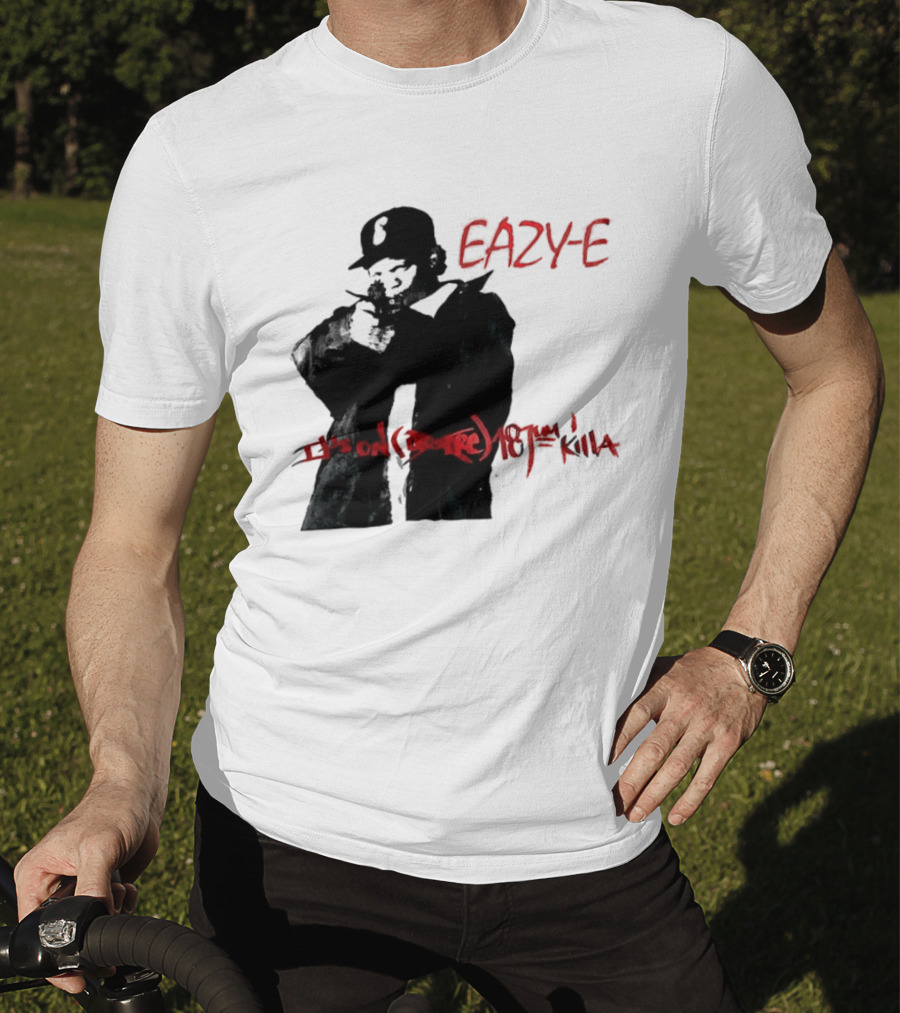 Eazy E It's On Dr. Dre 187um Killa Vintage Style Tribute 90s Hip Hop T-Shirt