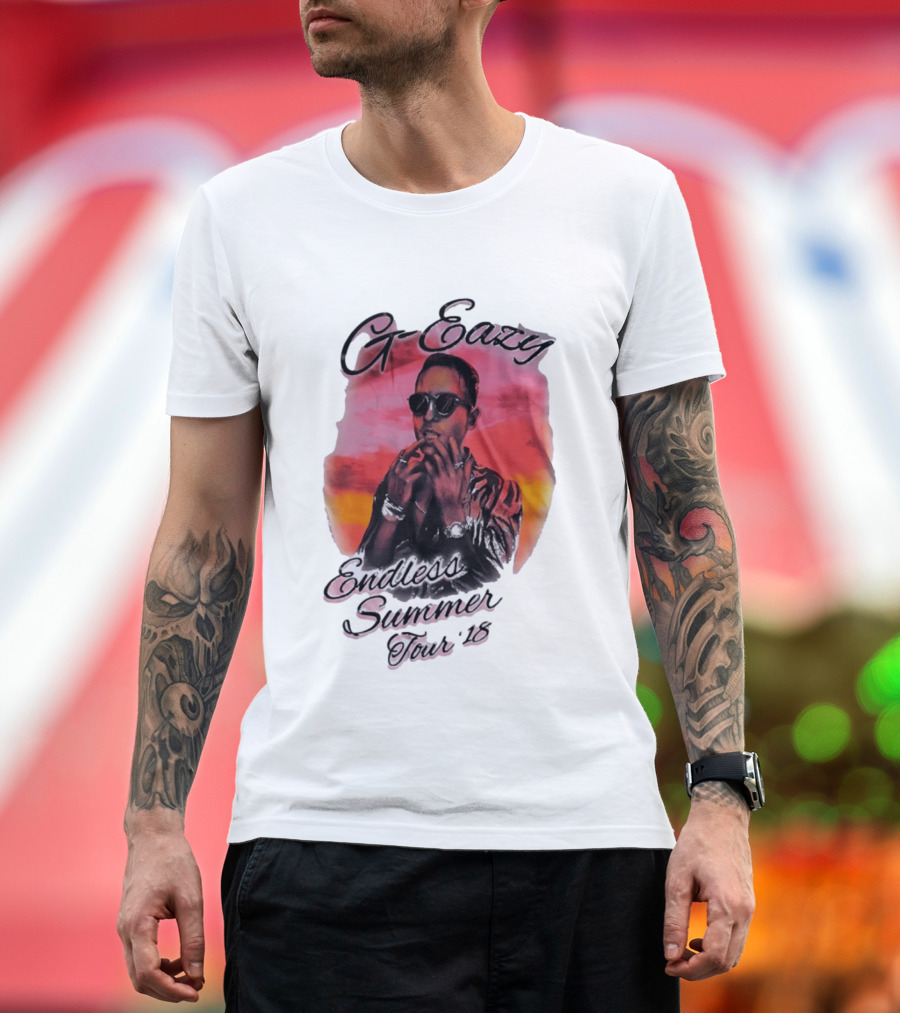 G Eazy Endless Summer Tour 2018 Retro Sunset T-Shirt