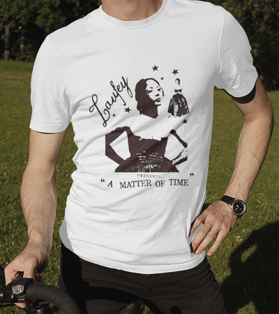 Laufey A Matter Of Time Features Retro Silhouette And Stars T-Shirt