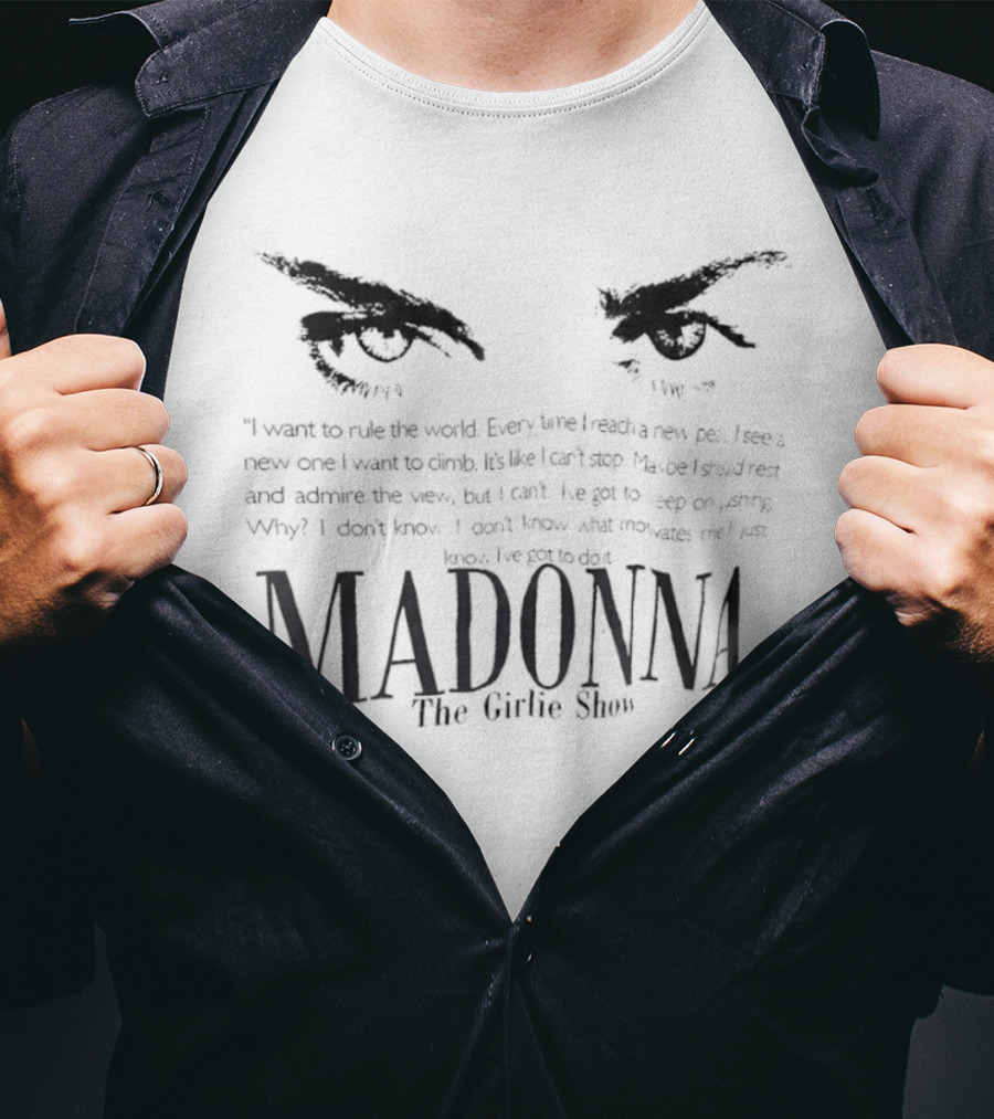 Madonna The Girlie Show Eye T-Shirt