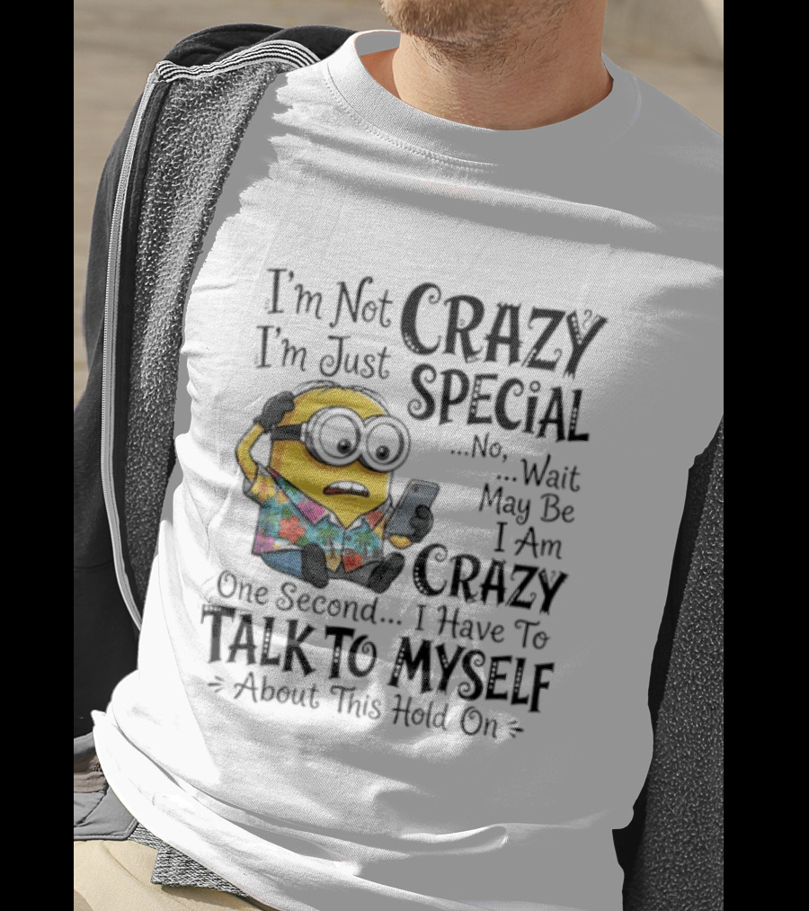 Minion Crazy Special Talk To Myself T-Shirt