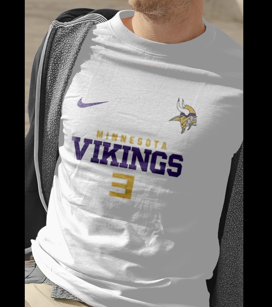 Minnesota Vikings Nike Slim Shady Mask Eminem Collaboration T-Shirt