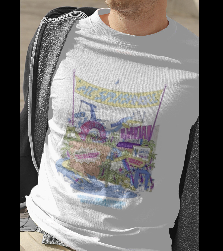 Mt. Splashmore Springfield USA Water Park Adventure T-Shirt