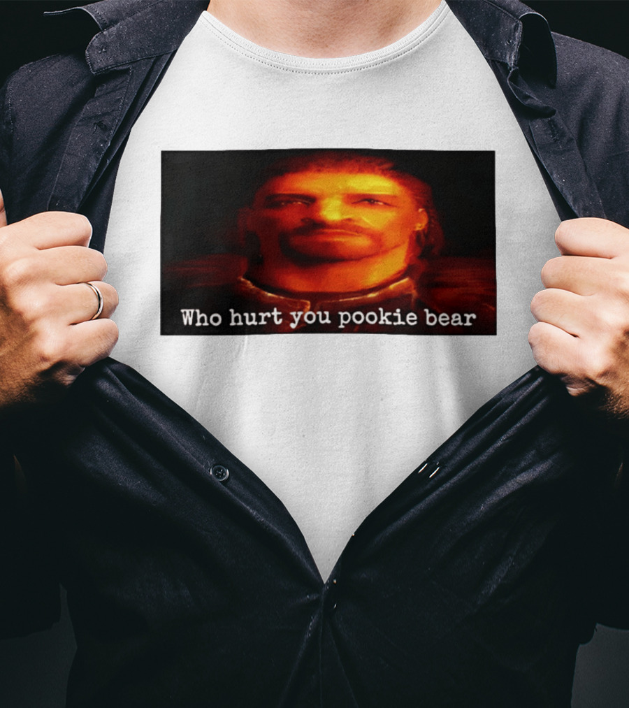 Who Hurt You Pookie Bear Video Game T-Shirt