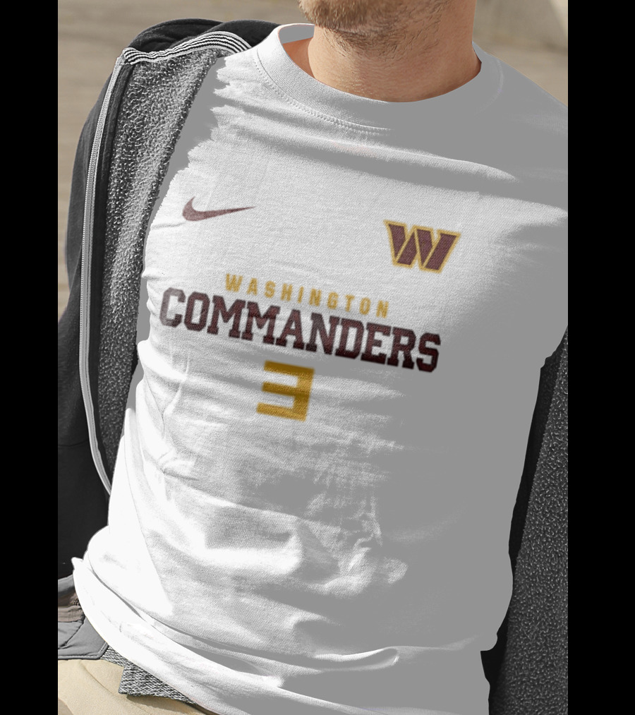 Washington Commanders Nike W Logo Number 3 T-Shirt