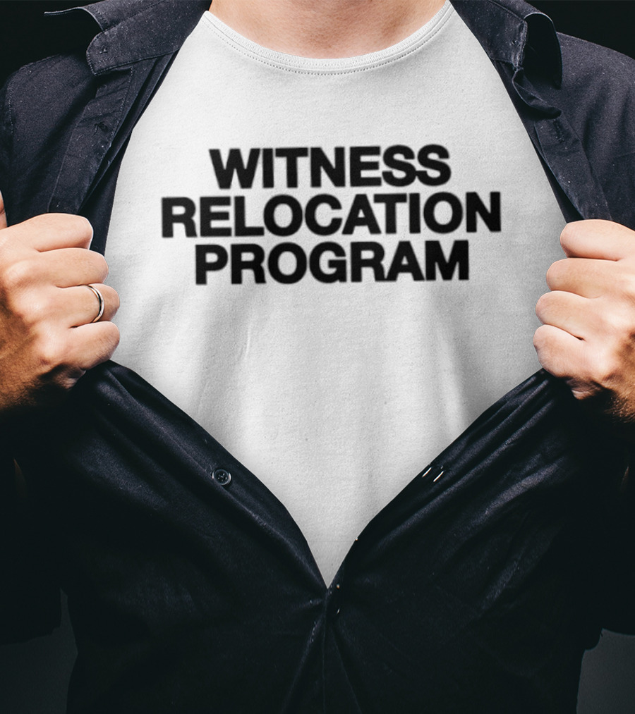 Witness Relocation Program Black T-Shirt